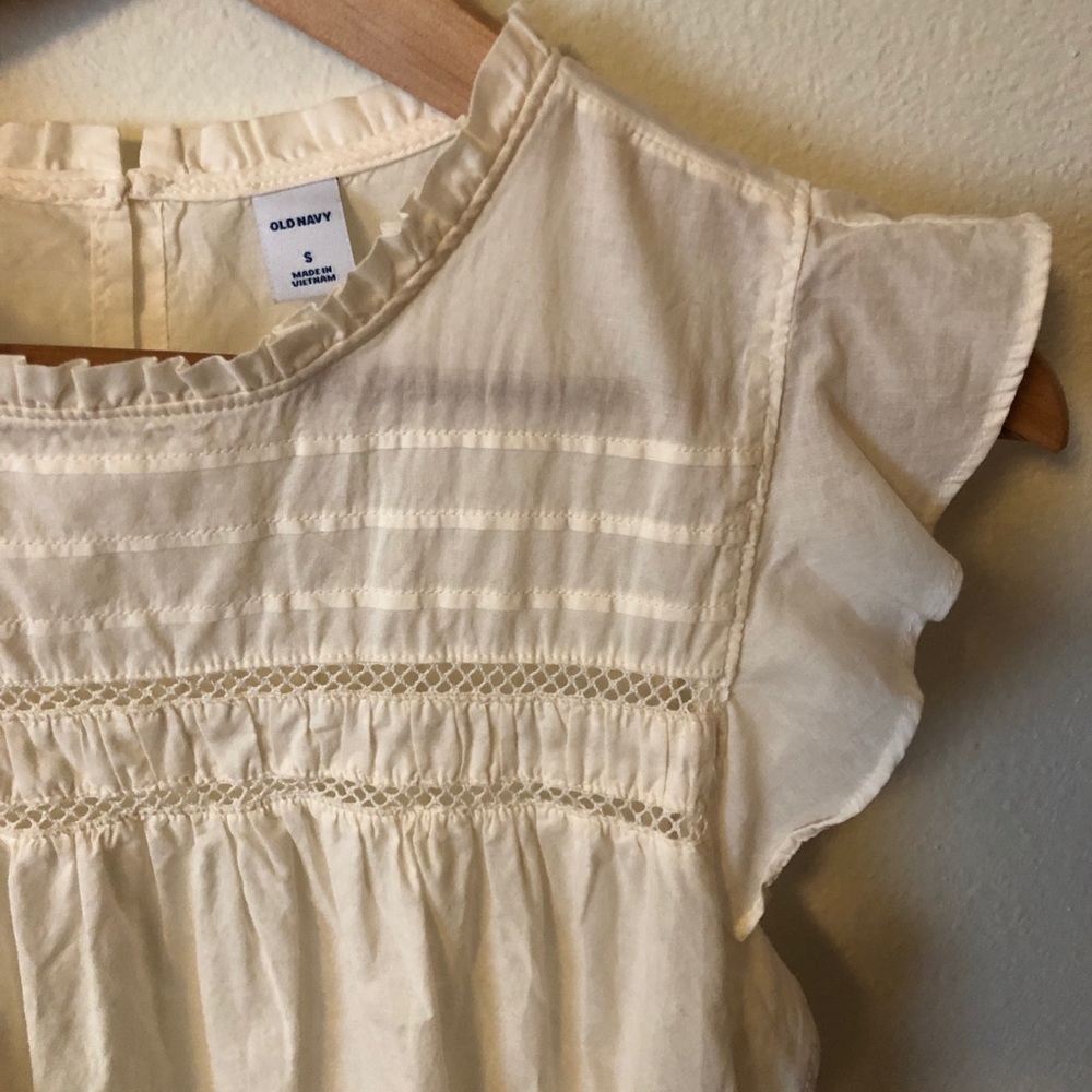 Cotton Sleeveless Ruffle Top - Picture 2 of 6